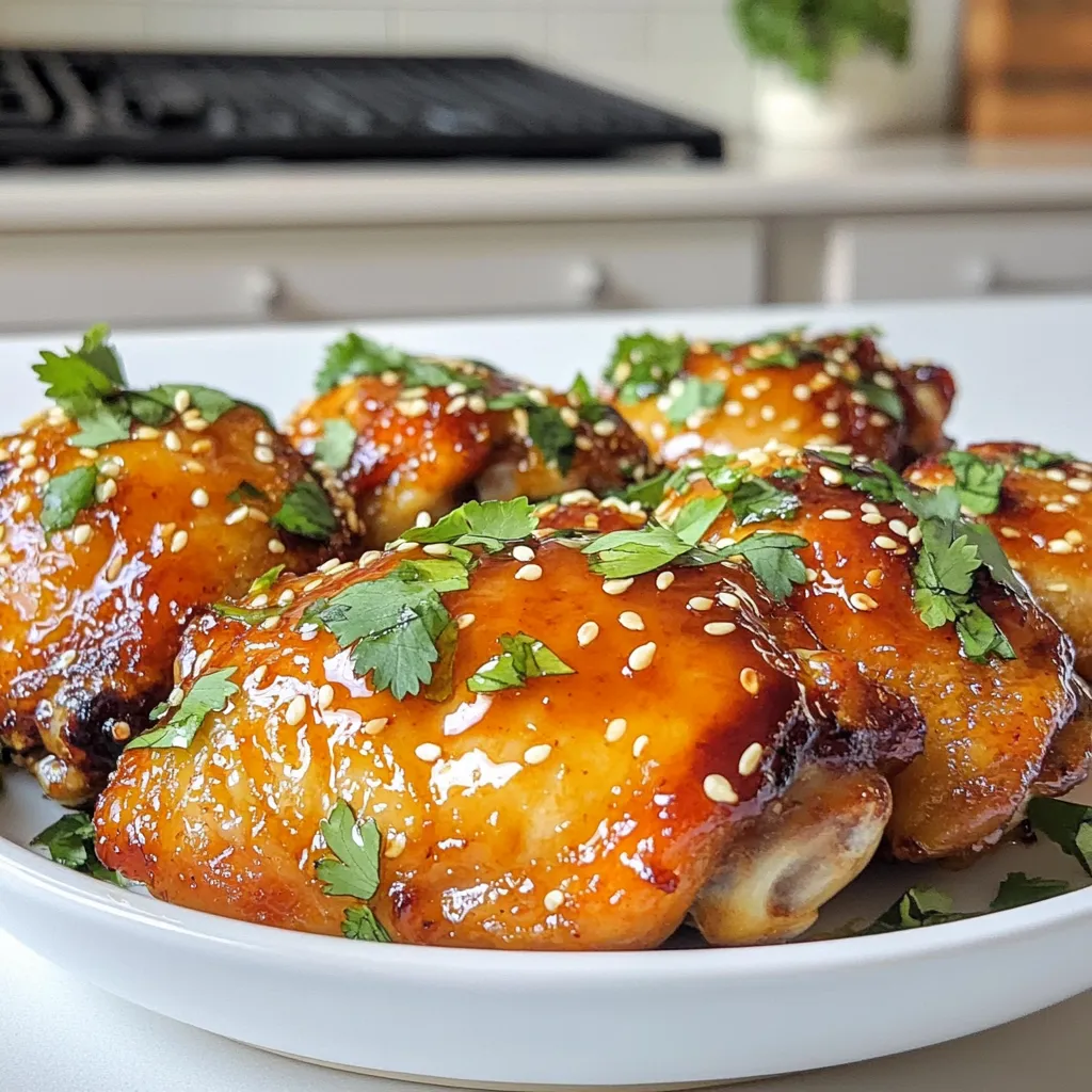 Honey Sriracha Chicken Thighs Flavorful and Easy Recipe
