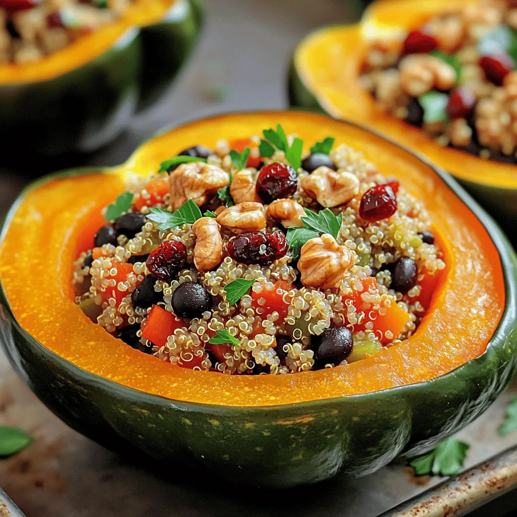 Stuffed Acorn Squash with Quinoa Healthy and Simple