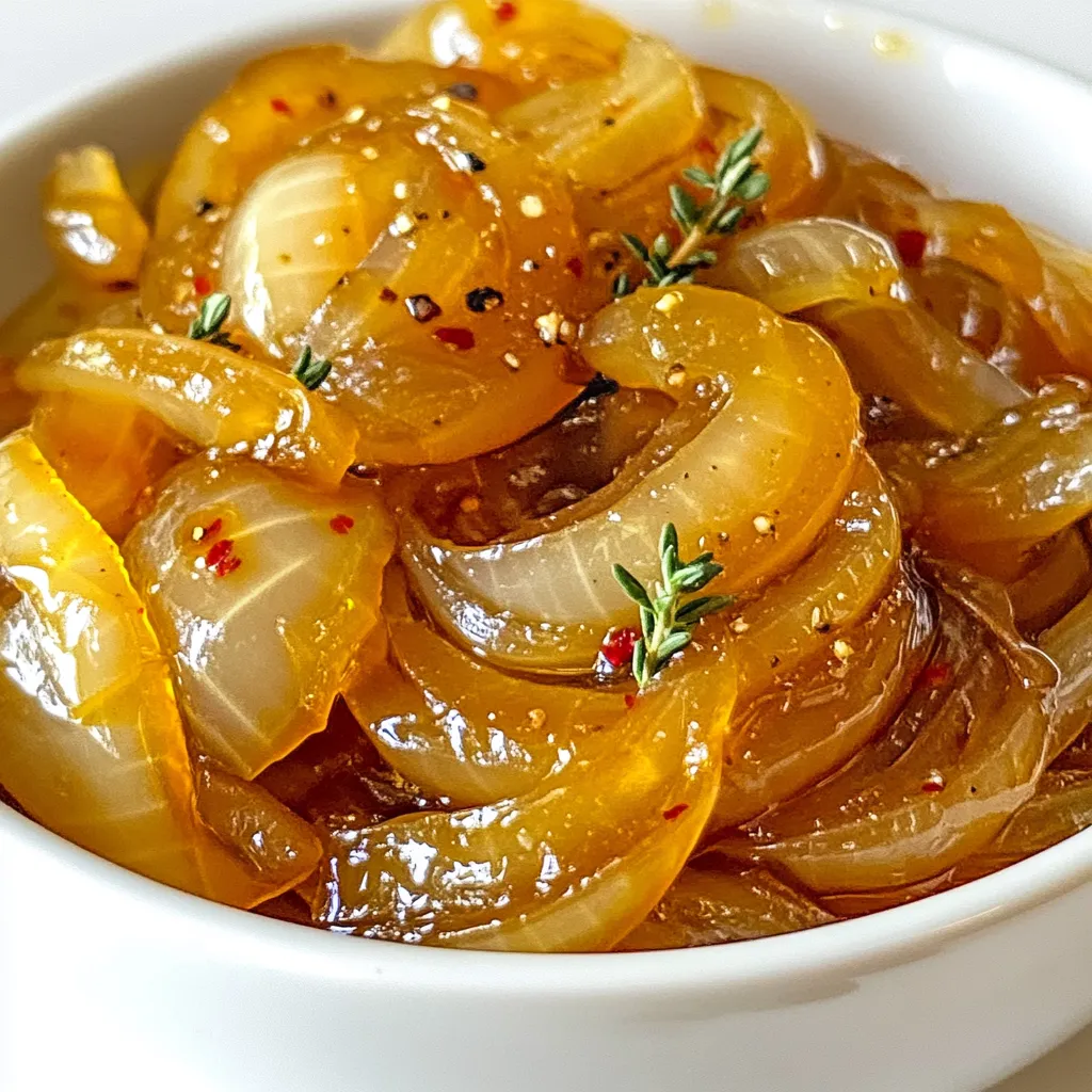 Slow Cooker Maple Glazed Caramelized Onions Delight