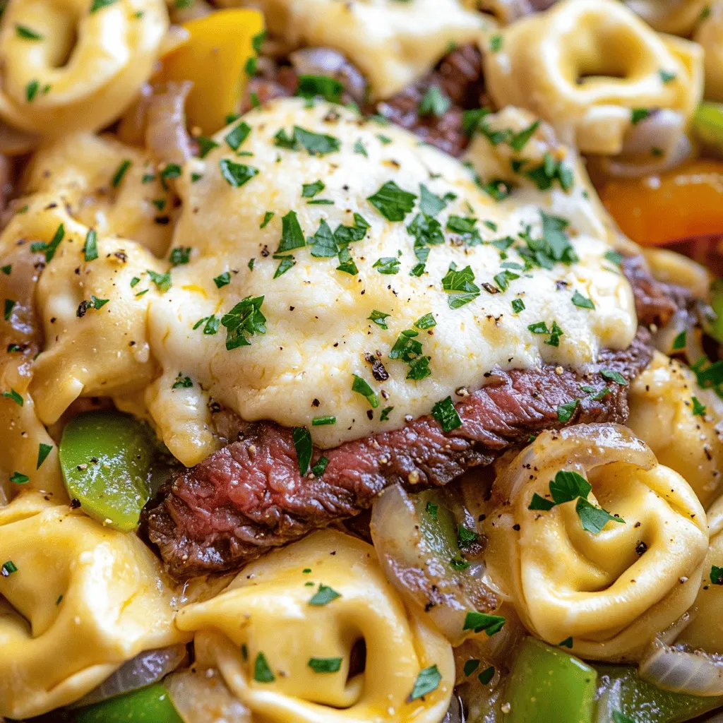 Cheesesteak Tortellini Bliss Flavorful and Hearty Dish
