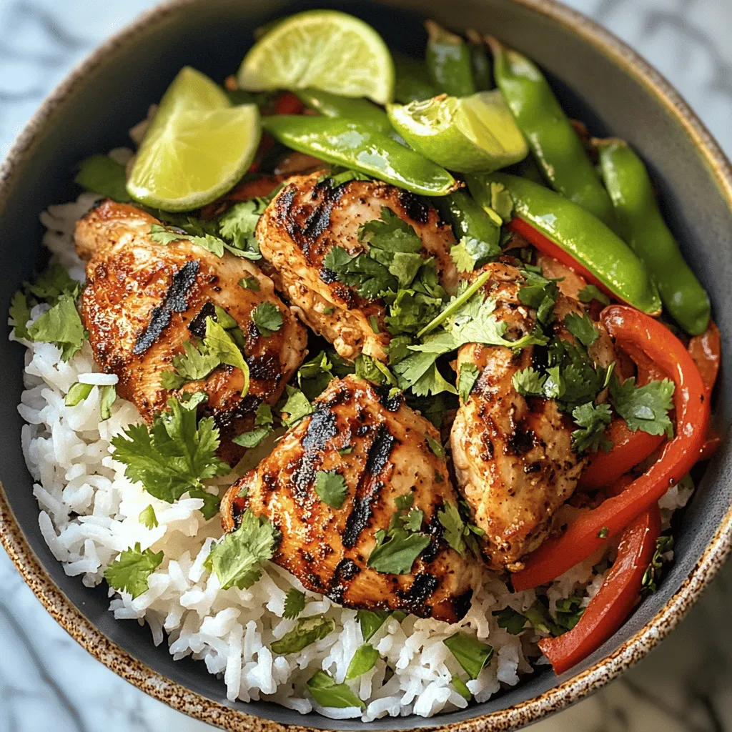 Coconut Chicken Rice Bowl: A Tropical Delight