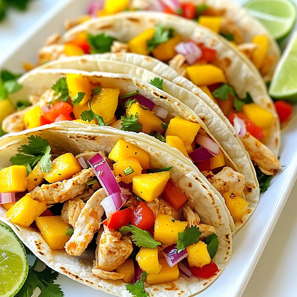 Spicy Mango Chicken Tacos Easy and Flavorful Recipe