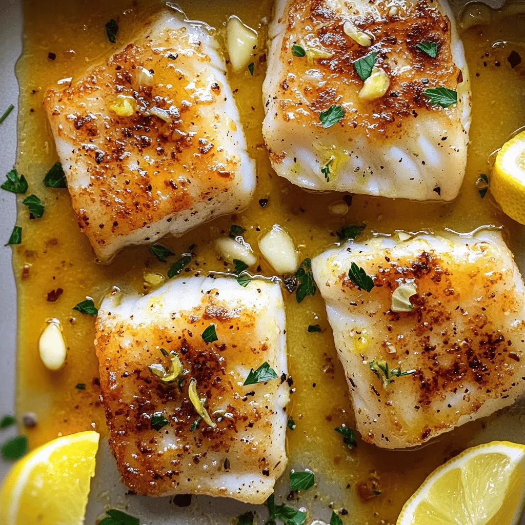 Lemon Butter Sautéed Cod Recipe