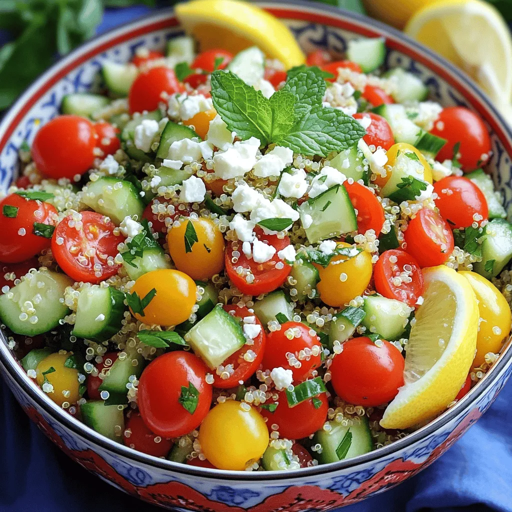 Lemon Herb Quinoa Salad Fresh and Flavorful Dish