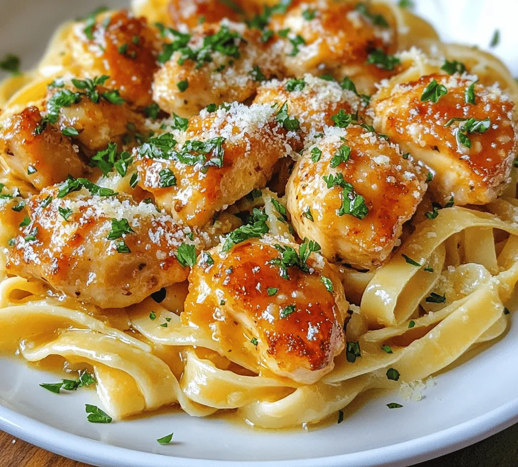 In the world of comfort food, few dishes can match the allure of Garlic Butter Chicken Bites with Savory Creamy Parmesan Pasta. This recipe masterfully combines the tender juiciness of chicken bites sautéed in rich garlic butter with the indulgent creaminess of Parmesan pasta, offering a delightful experience that’s both satisfying and sophisticated. Whether you’re seeking a quick weeknight dinner or a standout dish for special occasions, this recipe fits the bill perfectly.