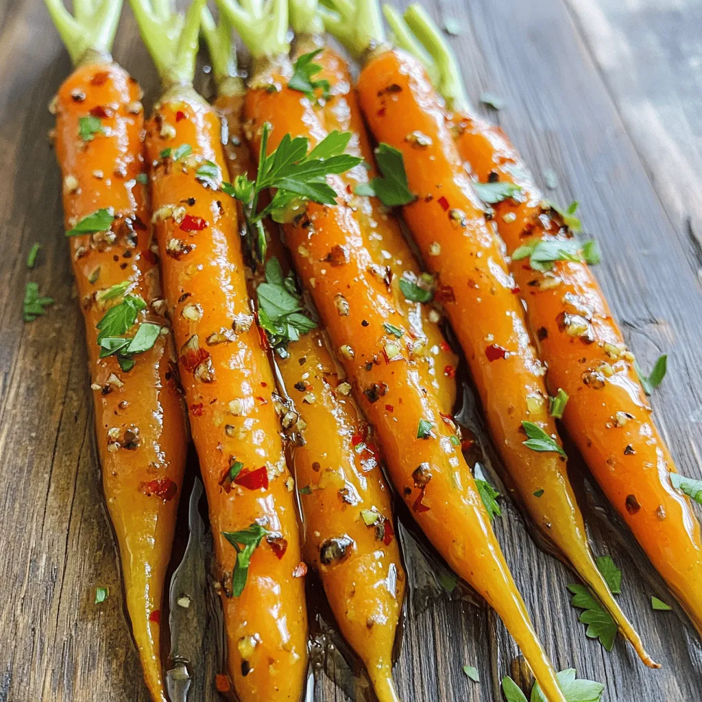 Honey Garlic Glazed Carrots Savory and Simple Recipe
