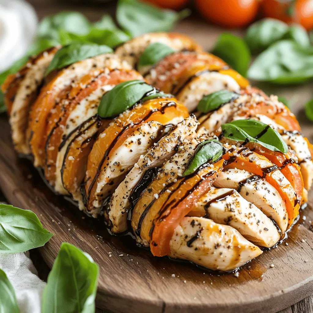 Discover the Flavors of Italy with Caprese Hasselback Chicken