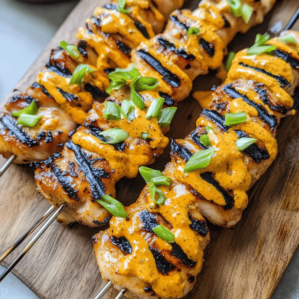 Bang Bang Chicken Skewers Recipe: A Flavorful Delight