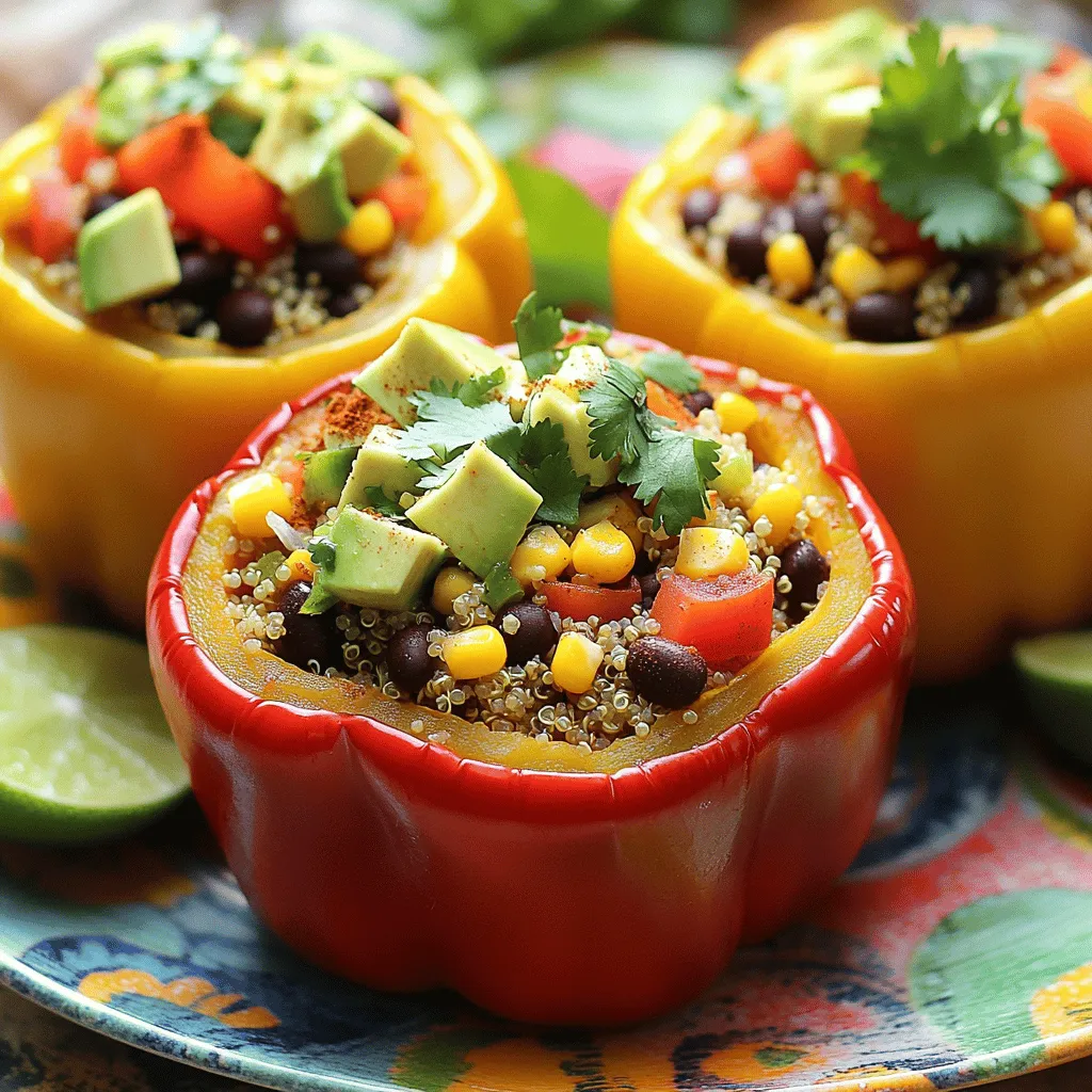 Vegan Stuffed Peppers Flavorful Plant-Based Dish