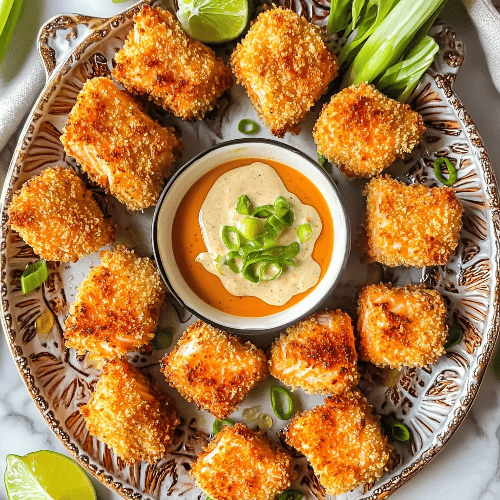 Air Fryer Bang Bang Salmon Bites Recipe