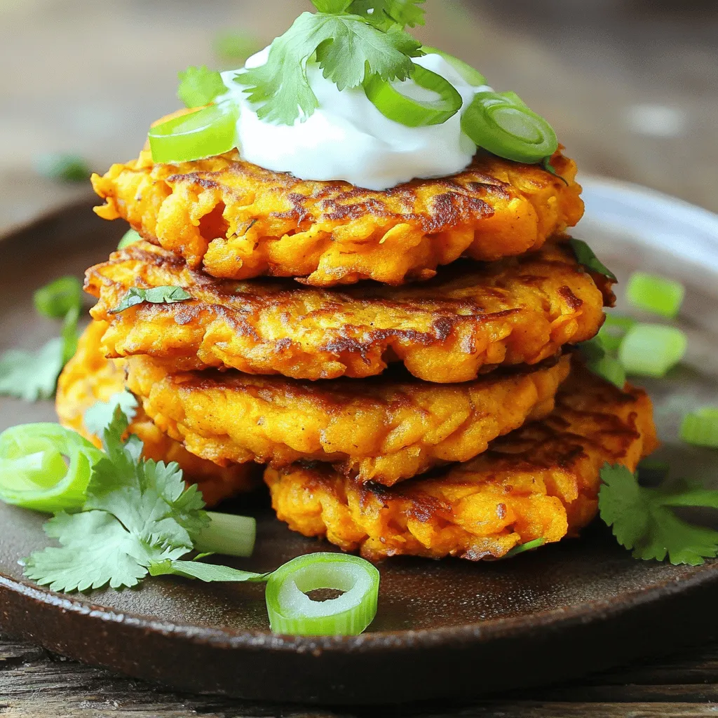 Gluten-Free Sweet Potato Fritters Flavorful Delight