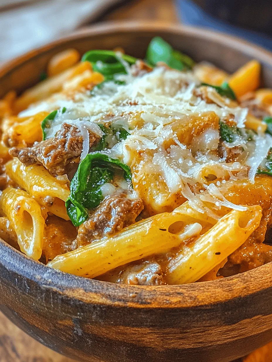 High Protein Creamy Beef Pasta Recipe