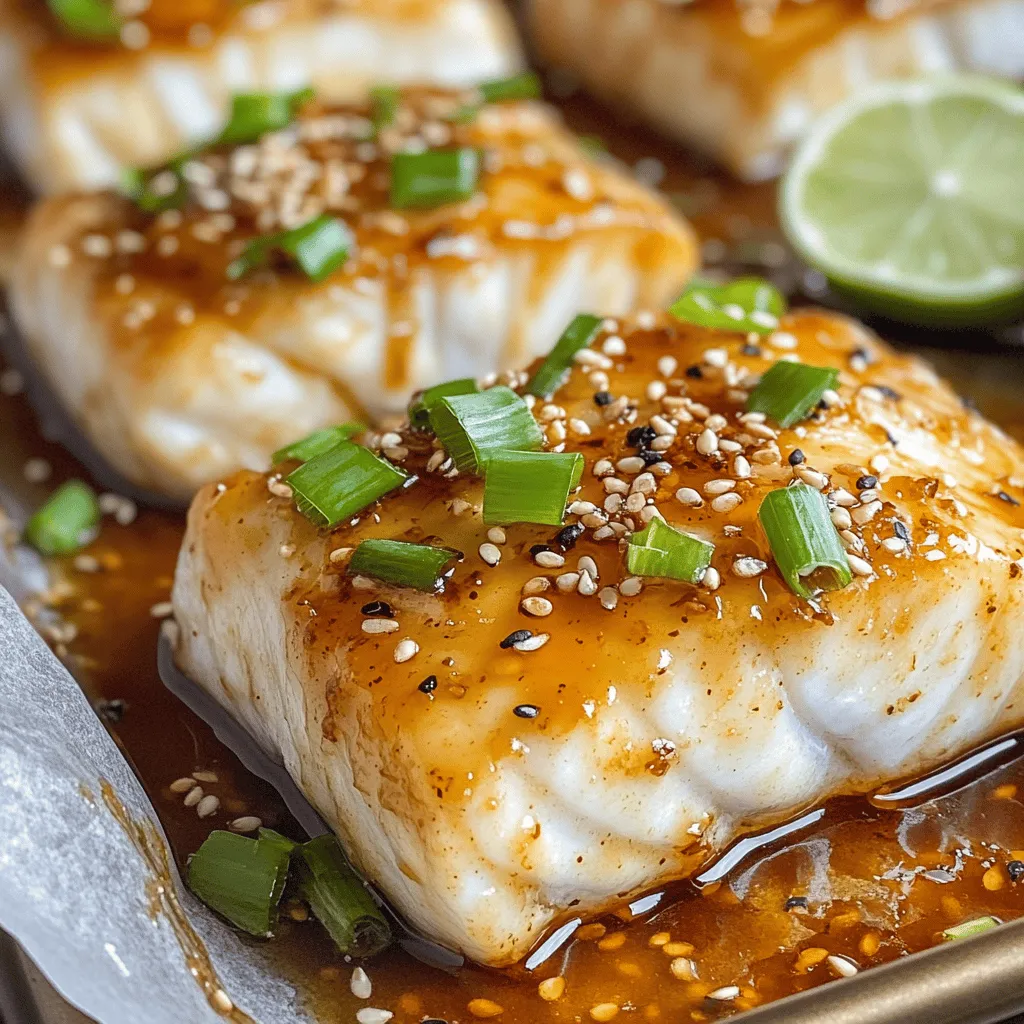 Keto Asian-Inspired Chilean Seabass in Soy Ginger Sauce