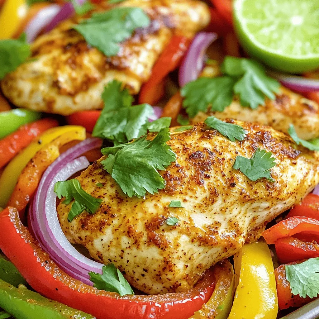 Baked Fajita Chicken Flavorful and Easy Meal Prep