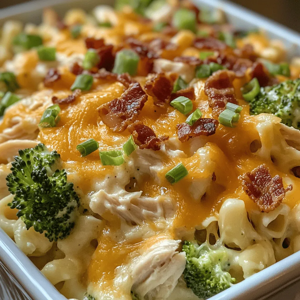 Cheesy Chicken Bacon Ranch Casserole Recipe: A Comforting Delight