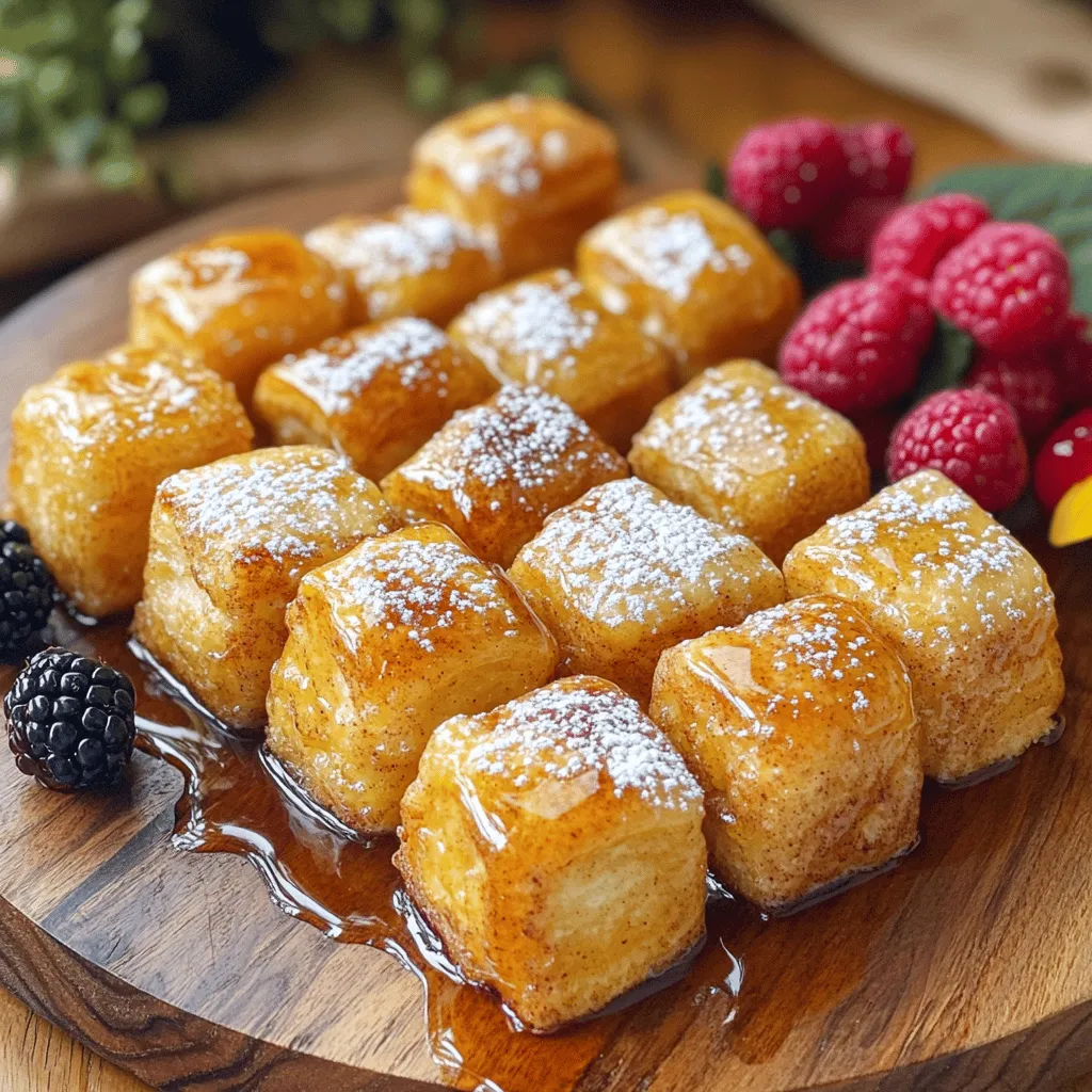 Cinnamon Roll French Toast Bites Irresistible Treats