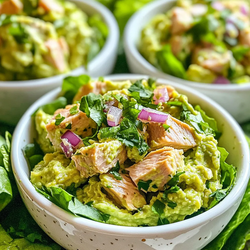 Avocado Lime Tuna Salad Healthy and Tasty Recipe