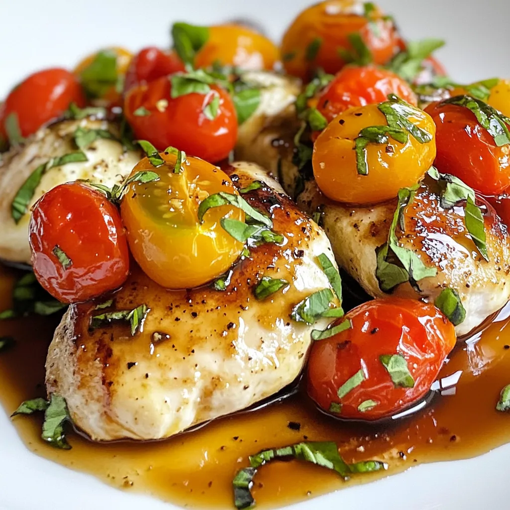 Tomato Basil Mozzarella Chicken Easy and Tasty Recipe