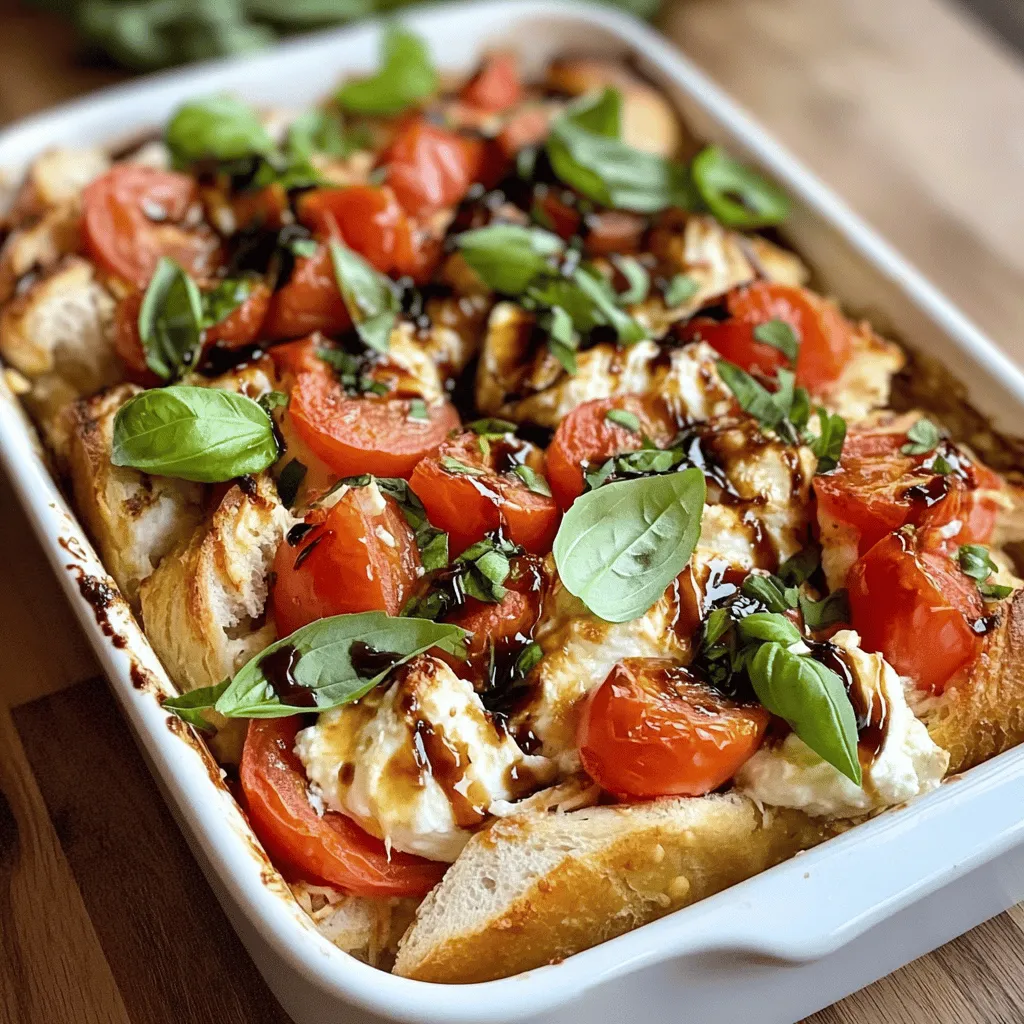Delightful Chicken Bruschetta Casserole: A Savory Twist on a Classic Dish