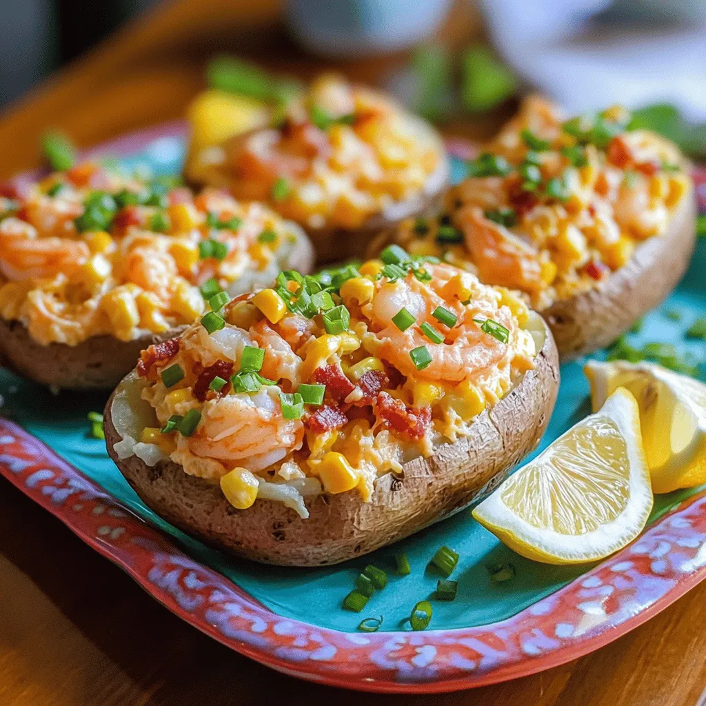 Shrimp Boil Twice Baked Potato Recipe