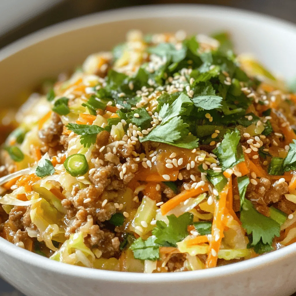 The BEST Egg Roll in a Bowl Recipe