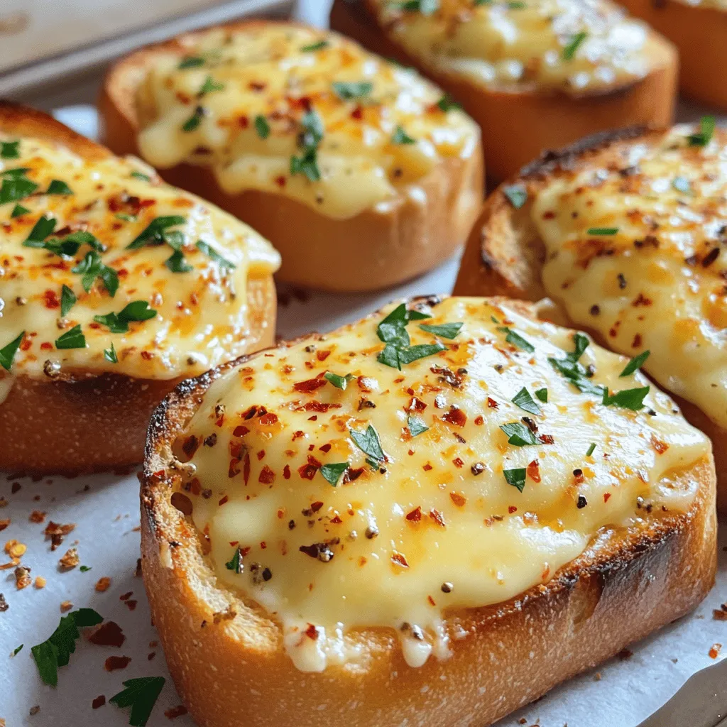 Cheesy garlic bread melts are a tasty treat you can