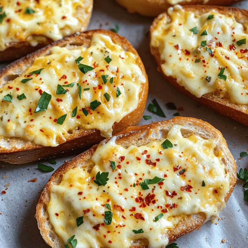 Cheesy Garlic Bread Melts Irresistible and Tasty Treat