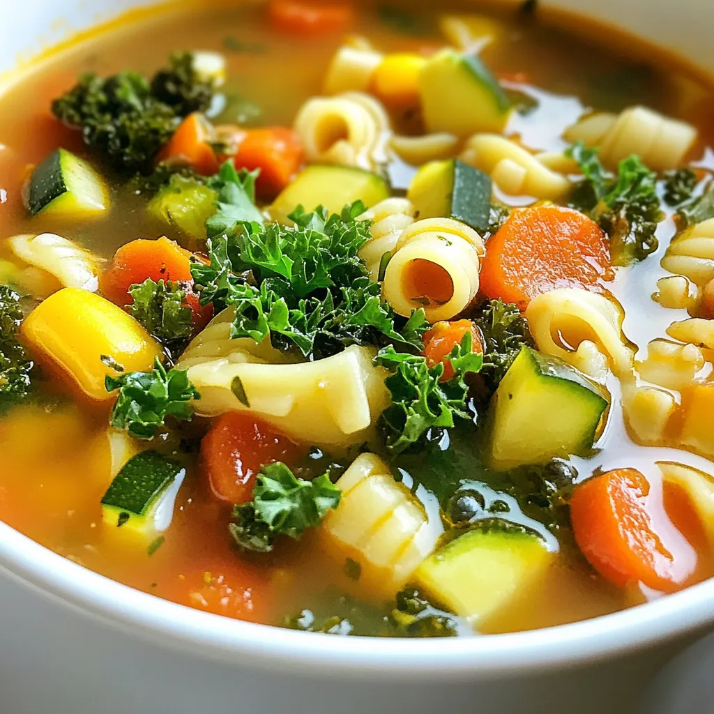 Veggie Packed Minestrone Soup Flavorful and Healthy Meal
