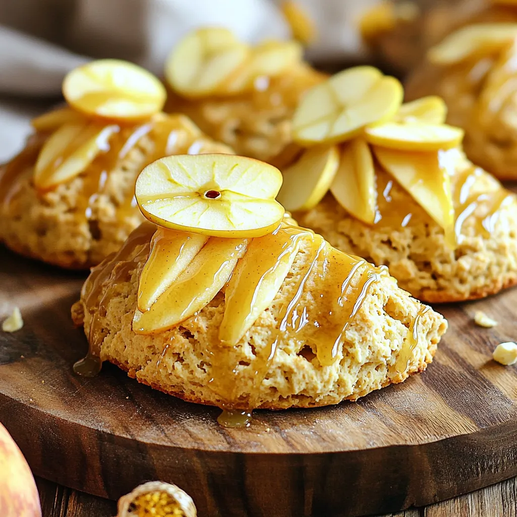 Maple Glazed Apple Cider Scones Perfect for Fall