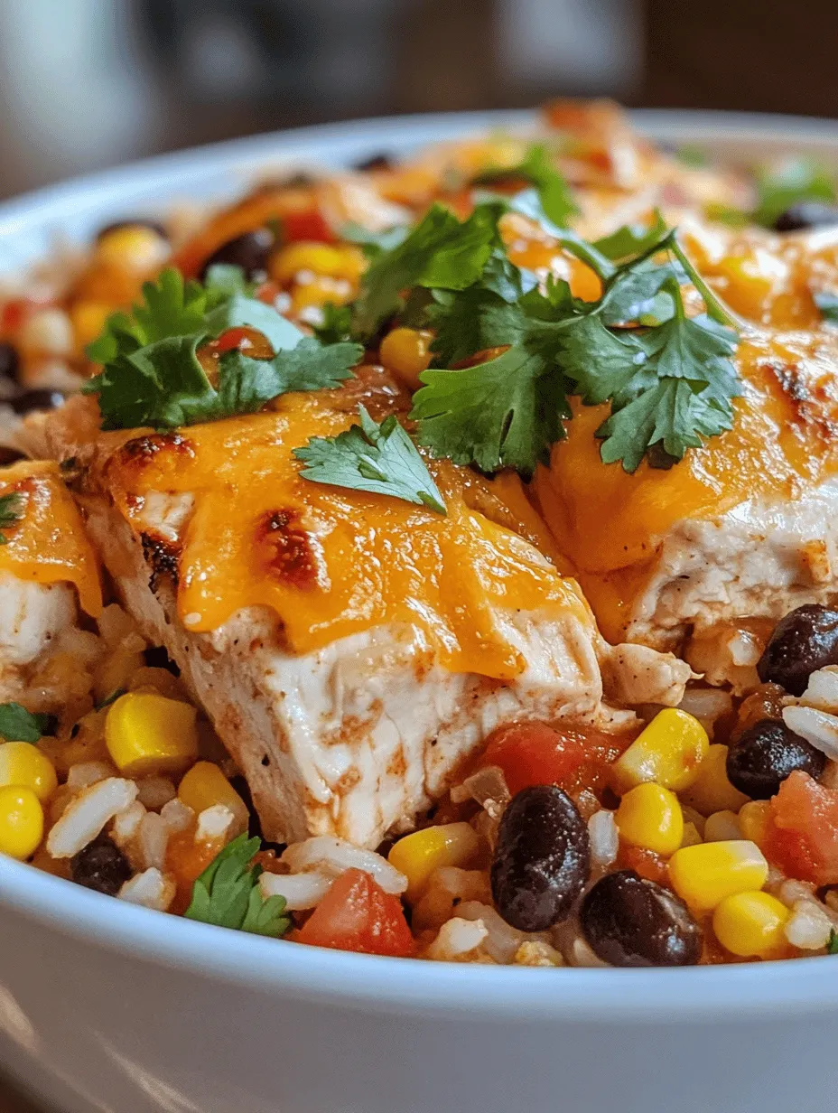Cheesy Salsa Chicken and Rice Bake: A Comforting and Delicious Meal
