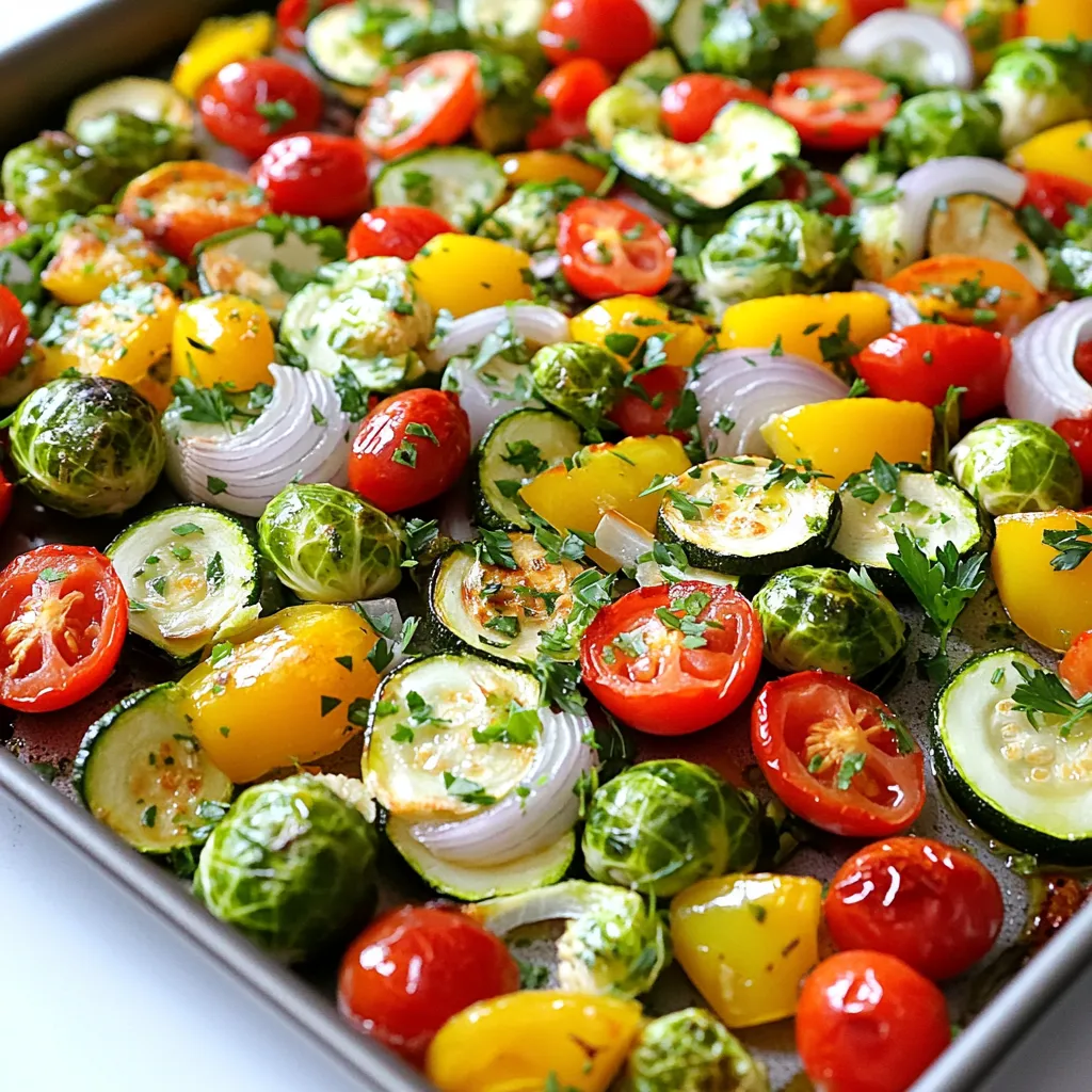 Sheet Pan Herb Roasted Veggie Medley Easy and Tasty