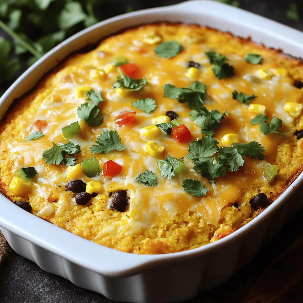 Cheesy Mexican Cornbread Casserole Easy and Tasty Dish