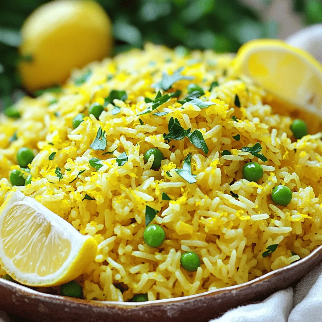 Zesty Lemon Rice Pilaf Flavorful and Simple Delight