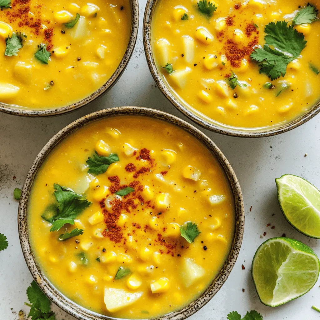 To make a great corn soup, you need a few key ingredients. First, fresh corn kernels are vital. Use about 4 cups, which equals 6-8 ears of corn. The corn gives the soup its sweet, natural flavor.