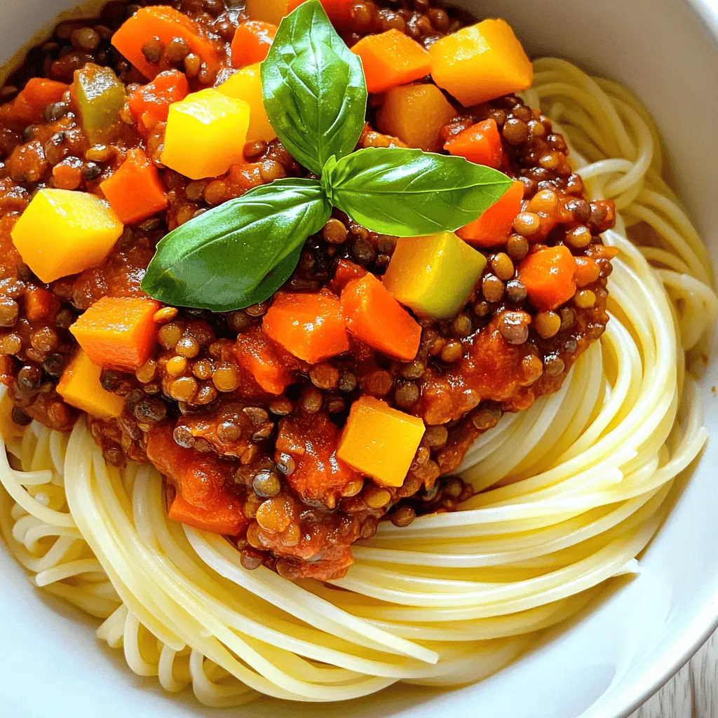 Vegan Lentil Bolognese Flavorful and Healthy Recipe