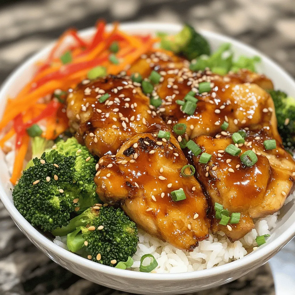 Sweet &#038; Spicy Hot Honey Chicken Bowls: A Flavorful Feast