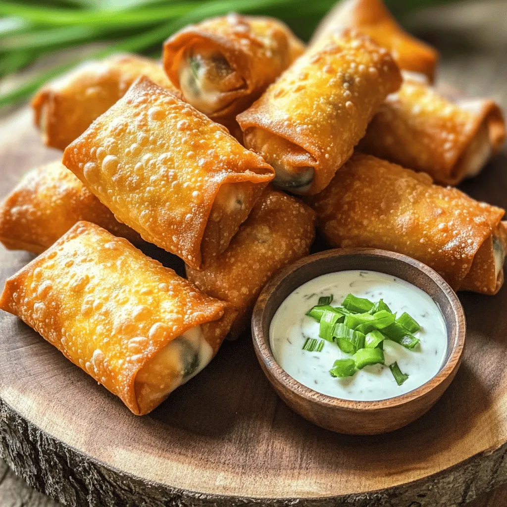 The Perfect Party Snack – Jalapeno Popper Egg Rolls