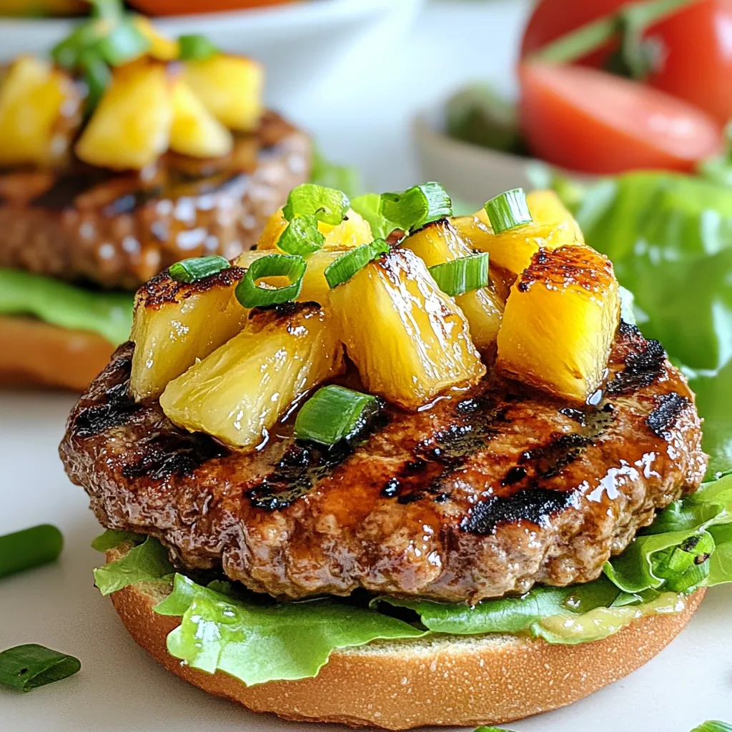 Teriyaki Pineapple Turkey Burger Patties Recipe Guide