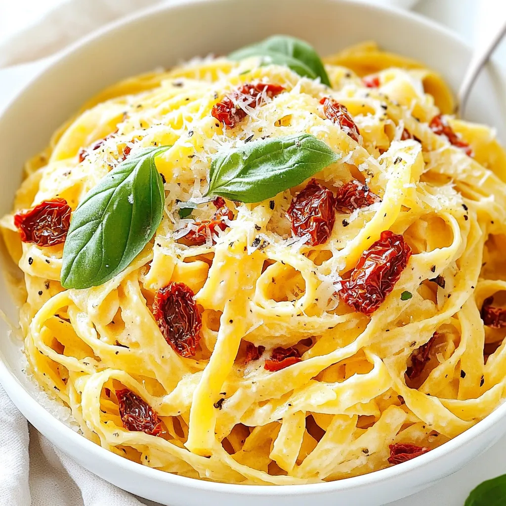 Creamy Sun Dried Tomato Pasta Simple and Delicious Dish