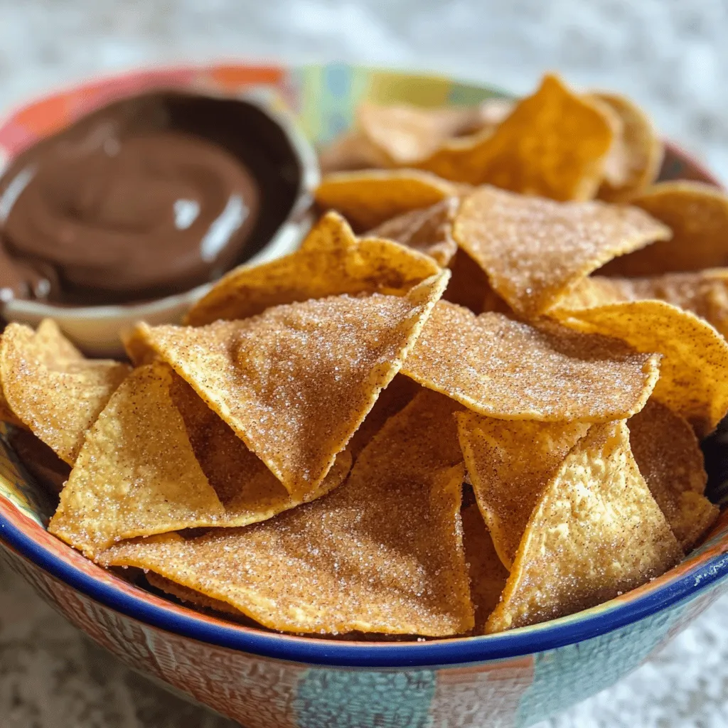Cinnamon Sugar Tortilla Chips Simple and Crunchy Snack