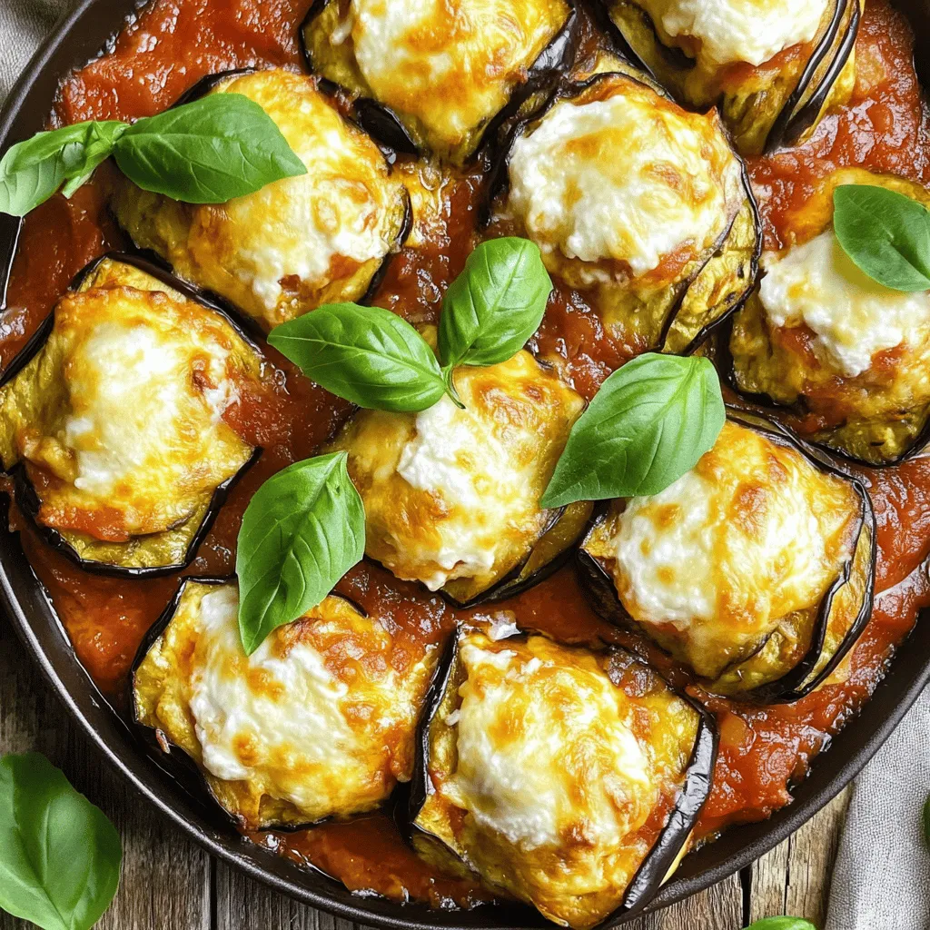 Cheesy Eggplant Rollatini Flavorful and Satisfying Dish