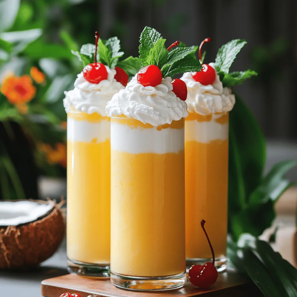 Pineapple Upside Down Cake Drink Flavorful Twist Recipe