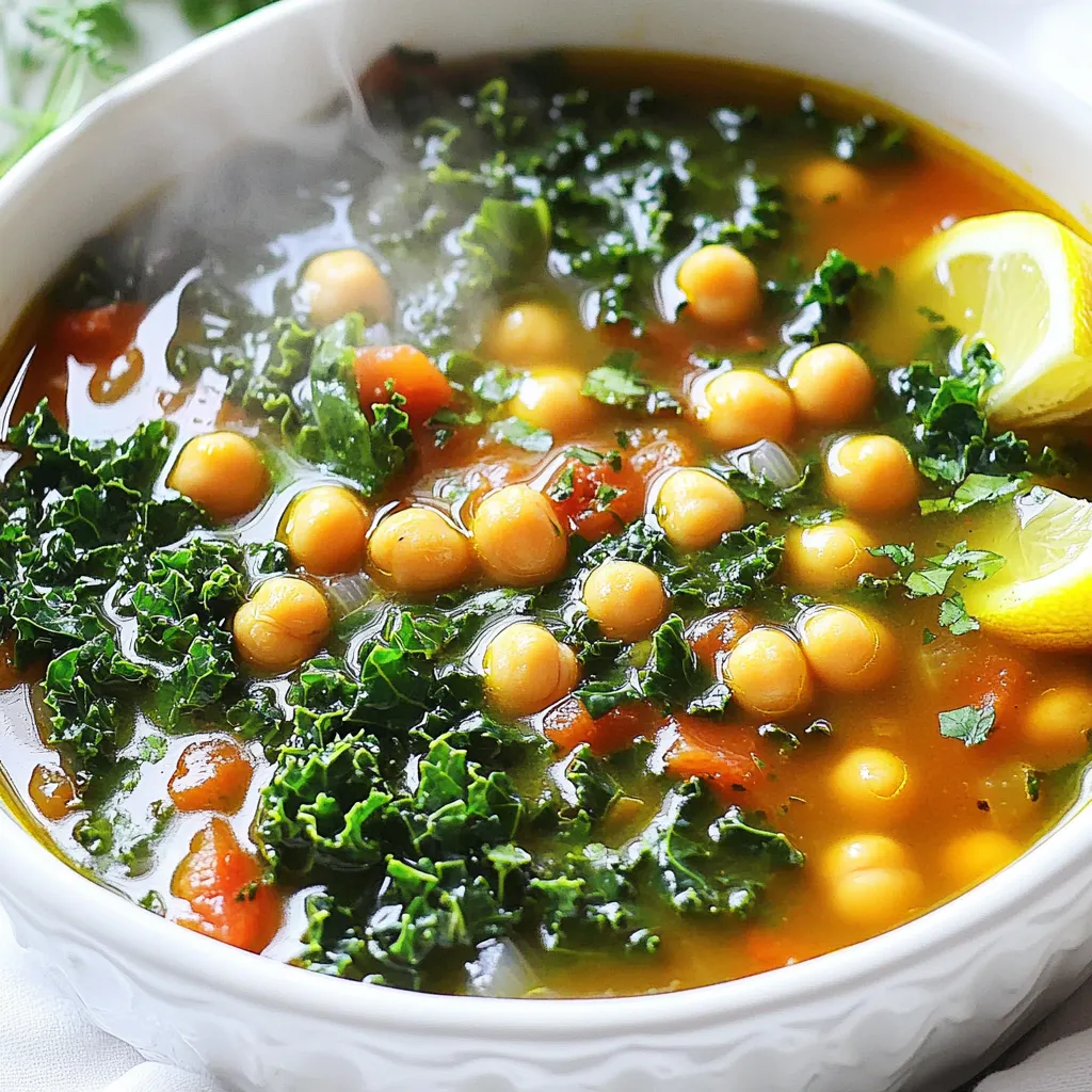 Tuscan Chickpea Kale Soup Hearty and Healthy Delight