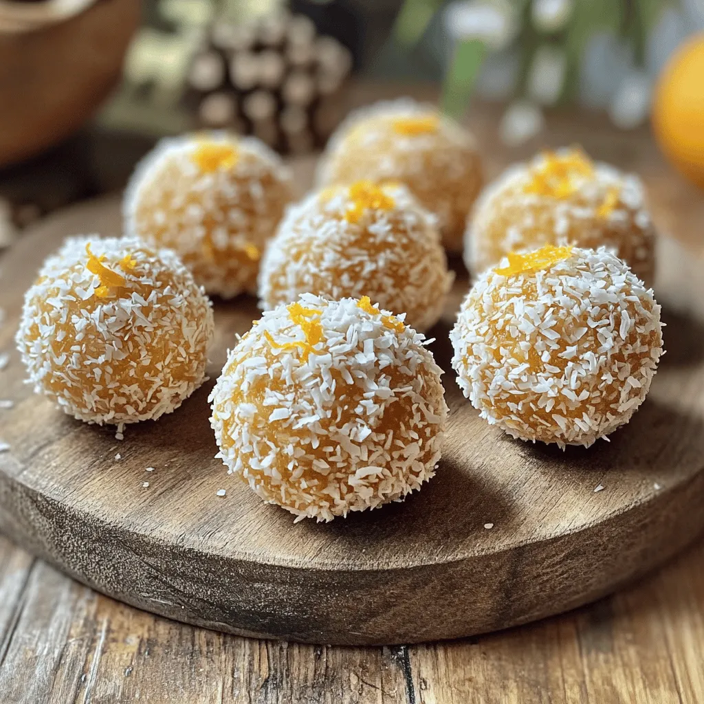 Orange Blossom Delight Balls Tasty and Easy Recipe