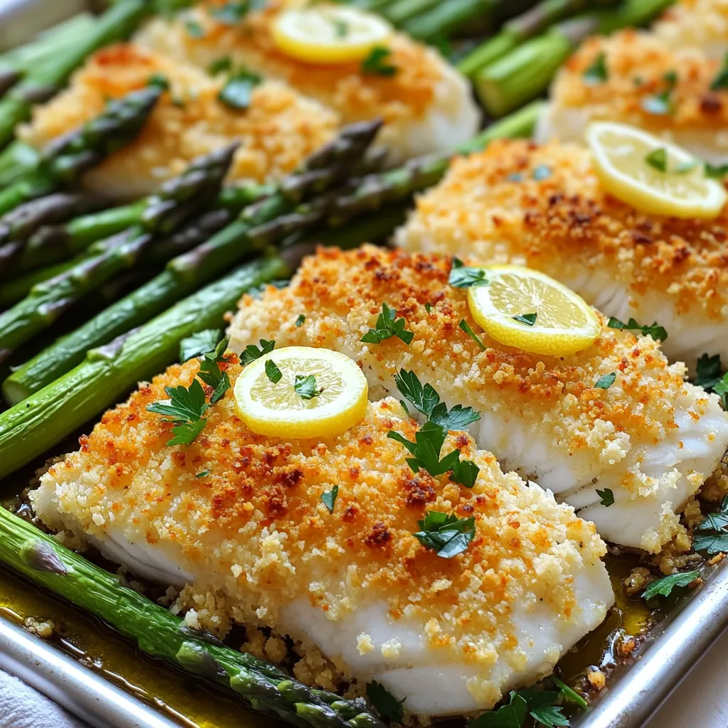 Sheet-Pan Parmesan Crusted Cod Quick and Tasty Meal