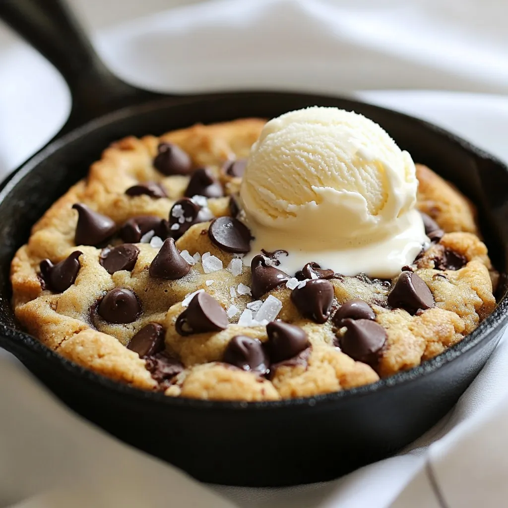 Chocolate Chip Cookie Skillet Irresistible Dessert Recipe