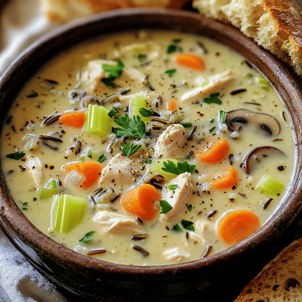 Creamy Chicken &#038; Wild Rice Soup Perfect for Dinner