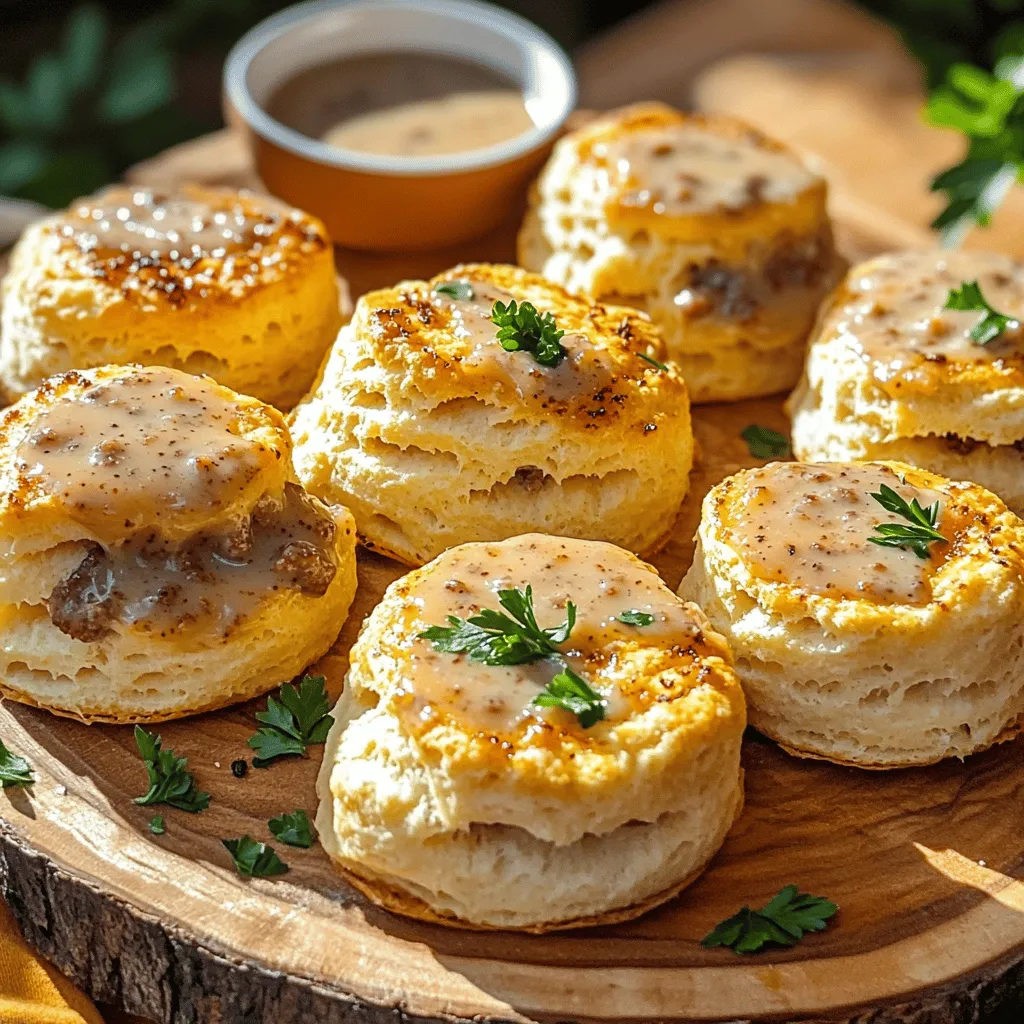 Seasoned Biscuits and Gravy Bombs: A Comforting Culinary Delight