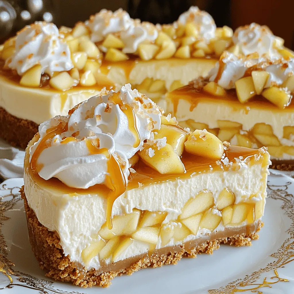 Salted Caramel Apple Cheesecake Irresistible Delight