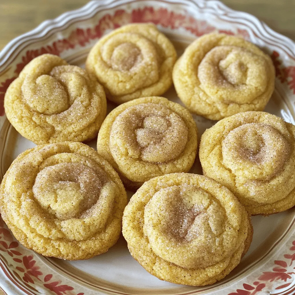 Pumpkin Spice Snickerdoodle Cookies Delightful Treat